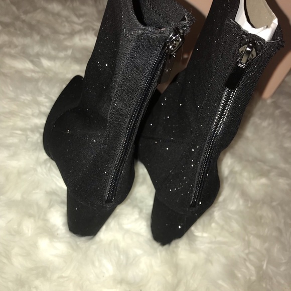 JustFab Sparkling Ankle Boots - Picture 3 of 4